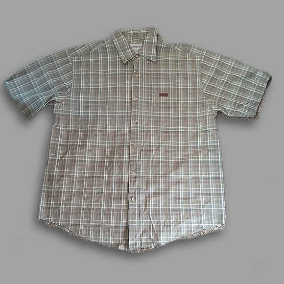 Carhartt Other - Carhartt Casual Button Down Short Sleeve Shirt Men's Size Large